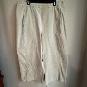 Anthropologie Pilcro Beige Wide-Leg Pants